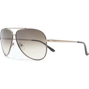 Salvatore Ferragamo 60mm Aviator Sunglasses In Espresso